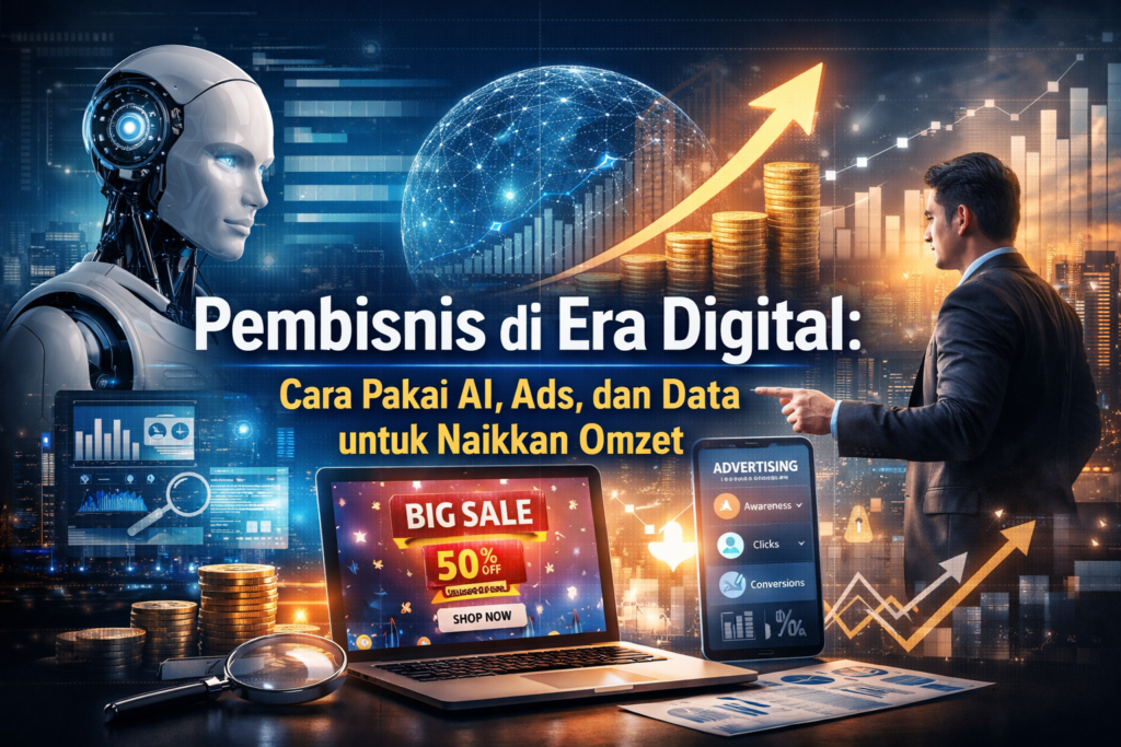Pembisnis di Era Digital: Cara Pakai AI, Ads, dan Data untuk Naikkan Omzet