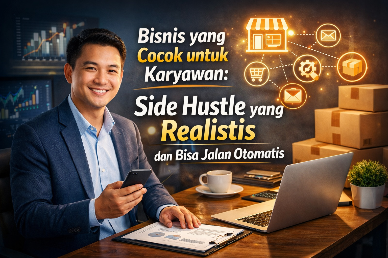 Bisnis yang Cocok untuk Karyawan: Side Hustle yang Realistis dan Bisa Jalan Otomatis