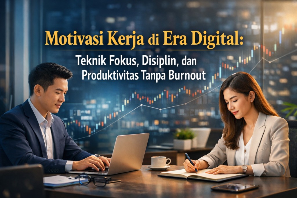Motivasi Kerja di Era Digital: Teknik Fokus, Disiplin, dan Produktivitas Tanpa Burnout